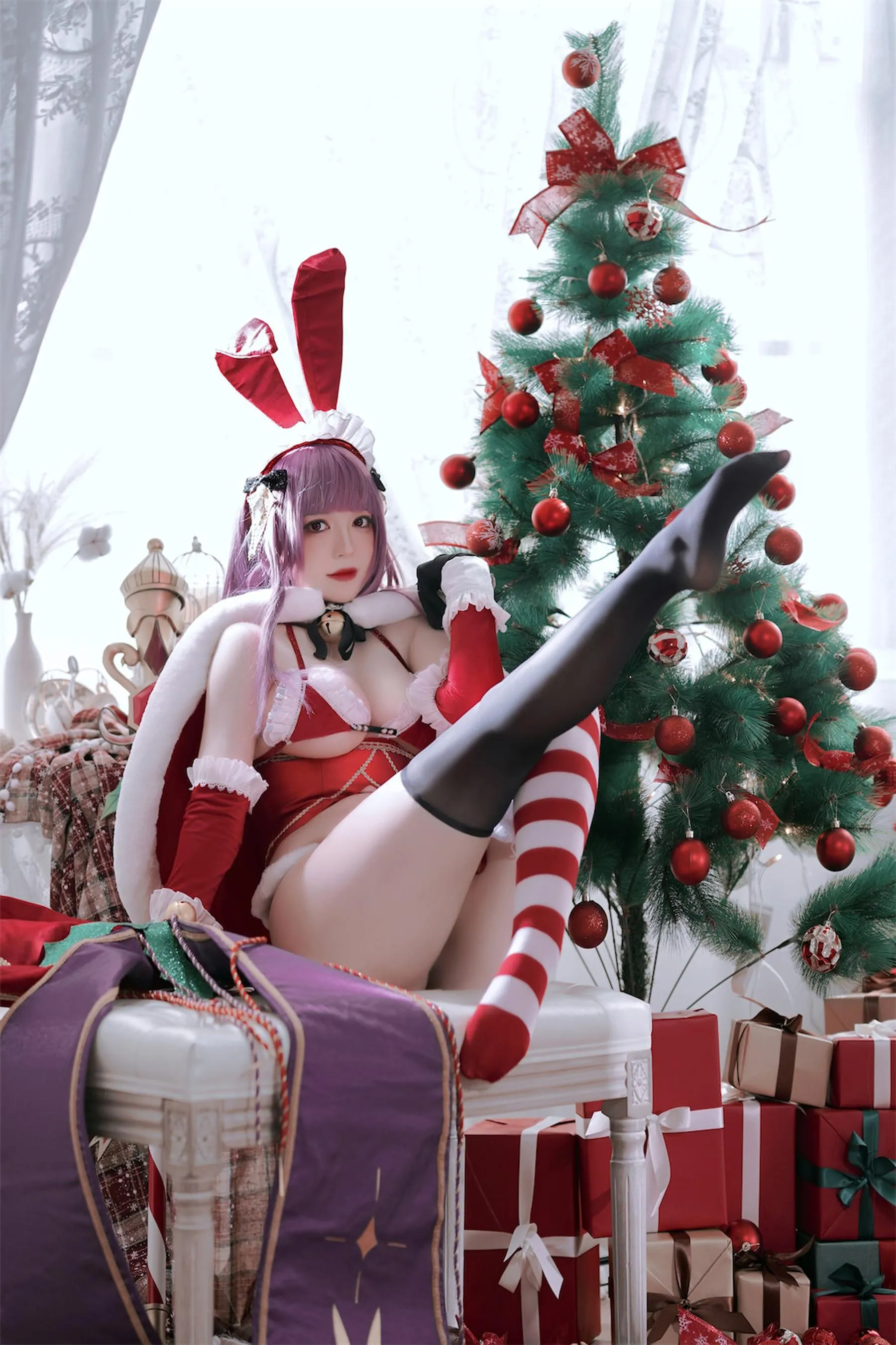 半半子 – NO.63 Christmas Bunny Aike [41P]插图4